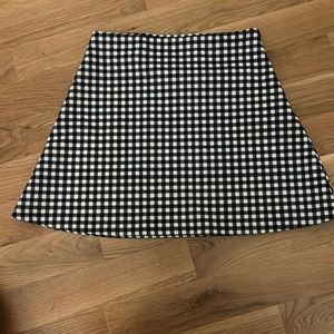 Aqua Checker skirt size L